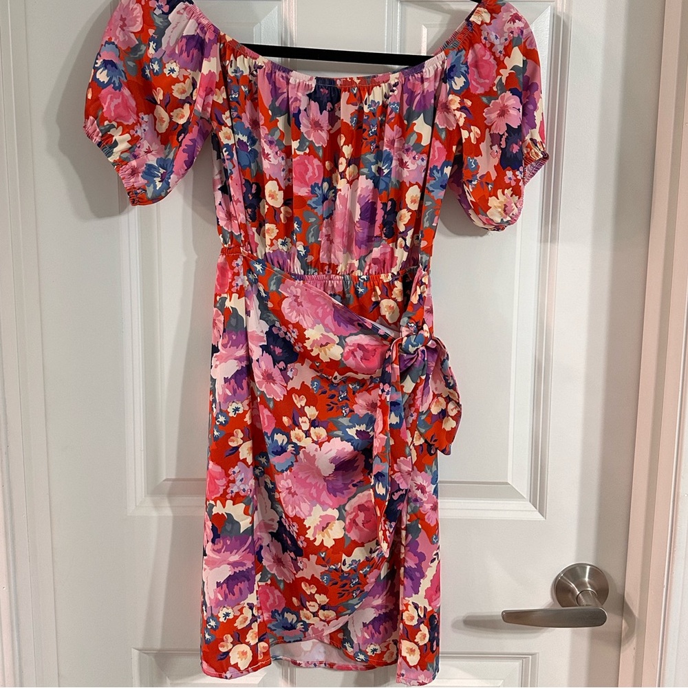 Kittenish Floral Dress